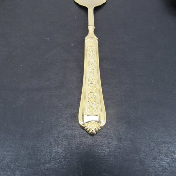 International Silver Co China Gold Plate 3 Piece Serving Ware Flowers & Scrolls - Picture 5 of 12